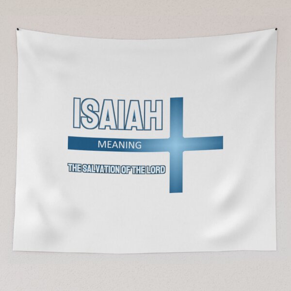 Item preview, Christian Name T-ShirtIsaiah - This Biblical Name Means ...  designed and sold by Daisyshopp.