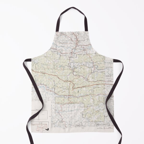 Item preview, Old Ouachita National Forest Map (1970) Vintage Arkansas Woodland Reserve designed and sold by BravuraMedia.