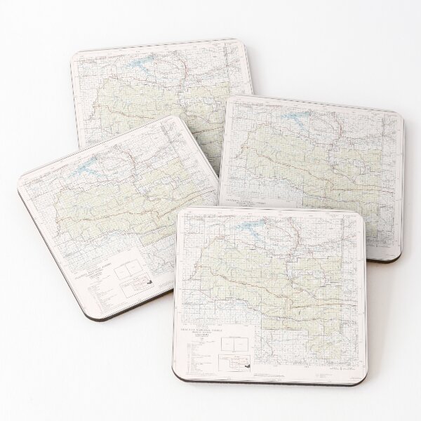 Item preview, Old Ouachita National Forest Map (1970) Vintage Arkansas Woodland Reserve designed and sold by BravuraMedia.