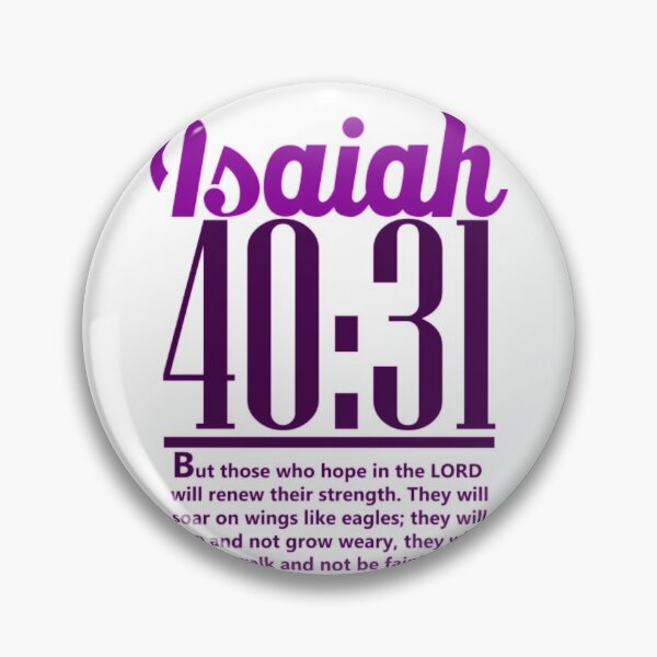Item preview, Christian T-ShirtPurple Isaiah 40_31 ; Christian clothing _ bible verse  designed and sold by Daisyshopp.