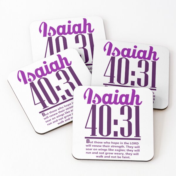 Item preview, Christian T-ShirtPurple Isaiah 40_31 ; Christian clothing _ bible verse  designed and sold by Daisyshopp.