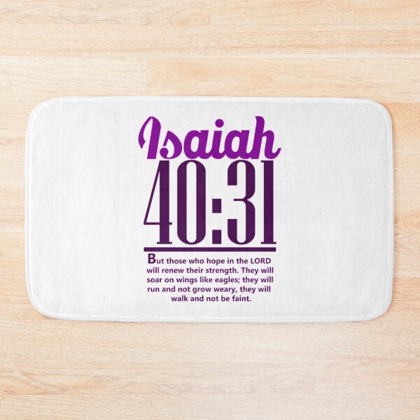 Item preview, Christian T-ShirtPurple Isaiah 40_31 ; Christian clothing _ bible verse  designed and sold by Daisyshopp.