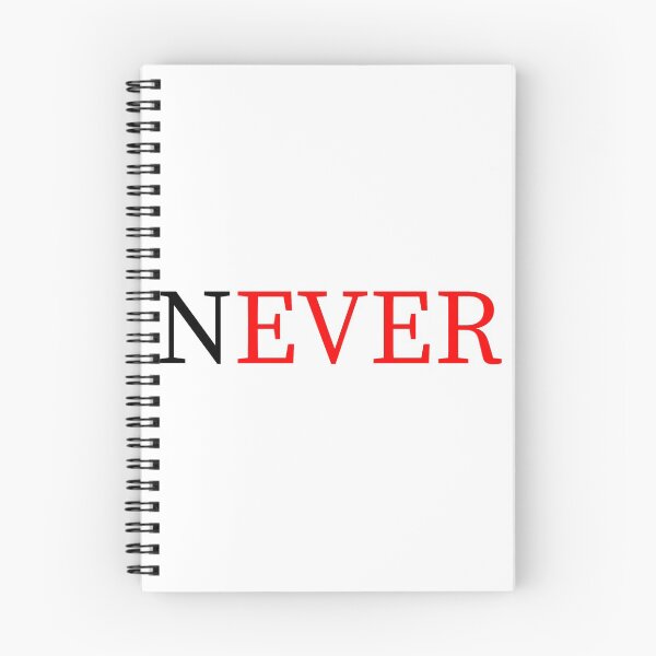 Item preview, N EVER / NEVER EVER | STATEMENT QUOTE WORD designed and sold by miebyjamie.