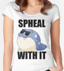 SPHEAL WITH IT! Women's Fitted Scoop T-Shirt