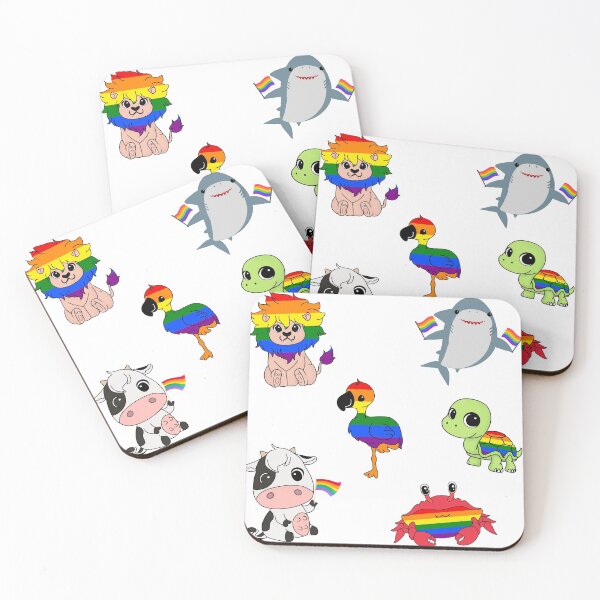 Item preview, Rainbow Animal Collection designed and sold by Wenby-Weaselbee.