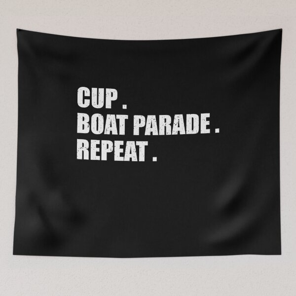Item preview, Cup. Boat Parade. Repeat, pontoon captain shirt, boating shirt  designed and sold by T-DESIGNEDZ.