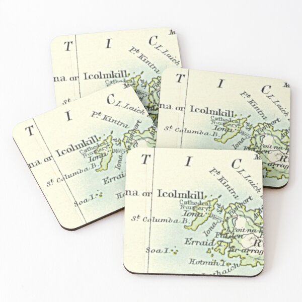 Item preview, ISLE OF IONA & surrounding area map 1899 designed and sold by yourscotland.