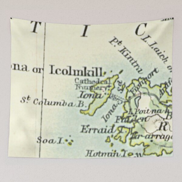 Item preview, ISLE OF IONA & surrounding area map 1899 designed and sold by yourscotland.