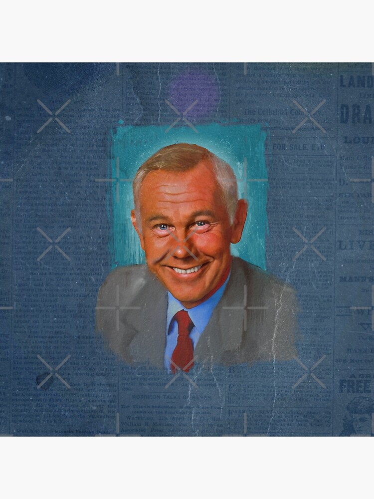 JOHNNY CARSON  - COOL COMEDIAN PORTRAITS by Chrisjeffries24
