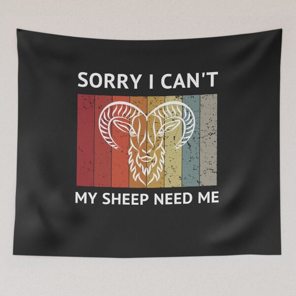 Item preview, Funny  Sheep Retro Farmer T-Shirt designed and sold by King of Colored Stickers.