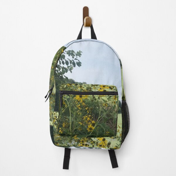 Item preview, Yellow Daisies by a Lake With Blue Skies designed and sold by art-dreams.