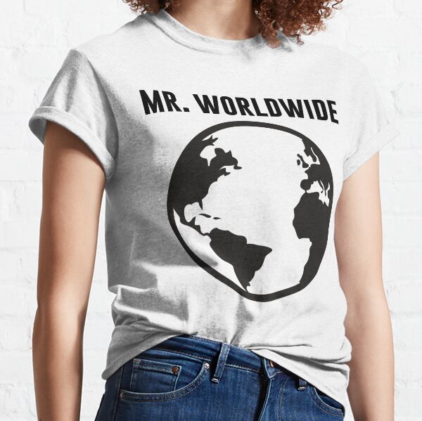 pitbull mr worldwide shirt