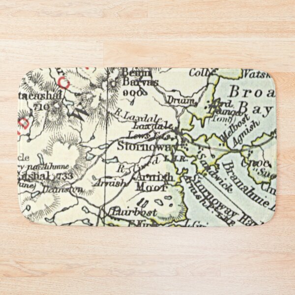 Item preview, STORNOWAY & surrounding area map 1899 designed and sold by yourscotland.