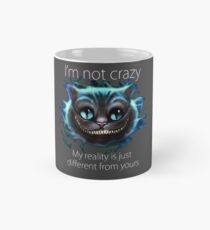 Cheshire-Katze-Zitat Tasse (Standard)