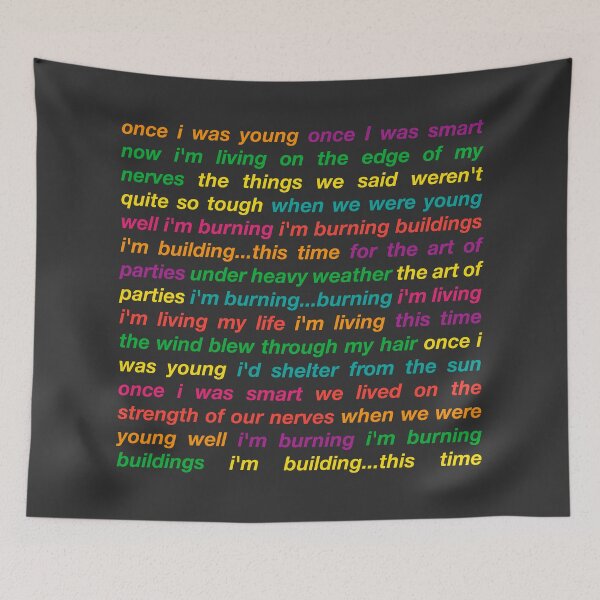 Item preview, Japan - "The Art Of Parties" Lyric Print - as 'Technique' designed and sold by Only Japan, Bowie, New Order, Ultravox.