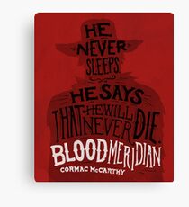 Blood Meridian Art Print Canvas Print
