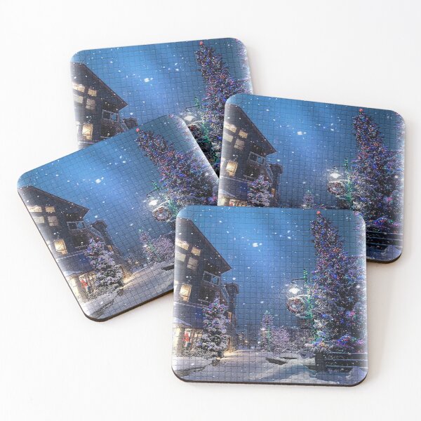 Item preview, Beautiful Snowy Winter View With Mosaic Tiles Filter designed and sold by LuckyKermit.