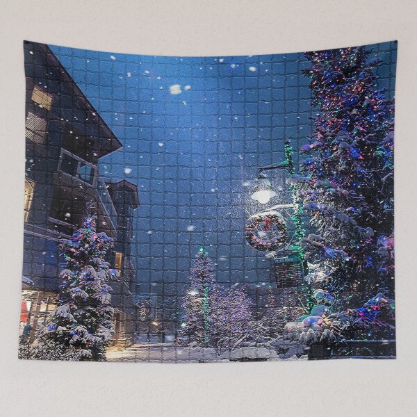 Item preview, Beautiful Snowy Winter View With Mosaic Tiles Filter designed and sold by LuckyKermit.