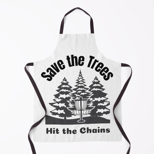 Item preview, Disc Golf Hit the Chains Save the Trees, Funny Saying designed and sold by DiscGolfTees.