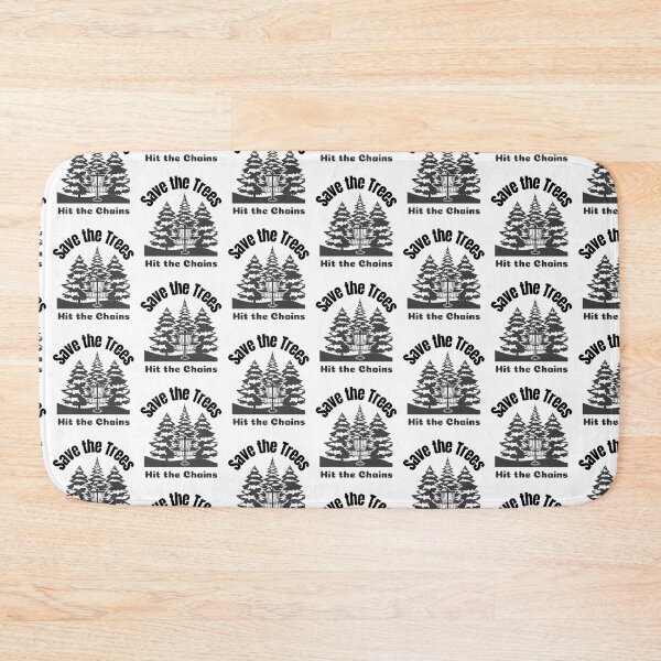 Item preview, Disc Golf Hit the Chains Save the Trees, Funny Saying designed and sold by DiscGolfTees.