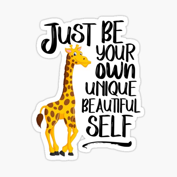 Item preview, Giraffe - just be your owm unique beautiful self designed and sold by LeHongTien.