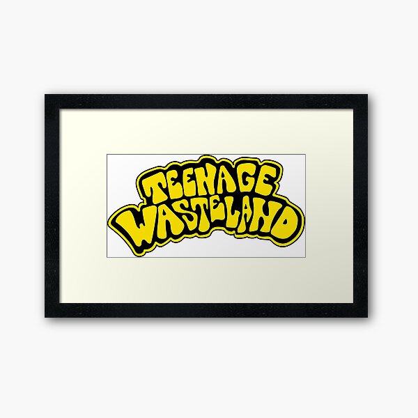 Teenage Wasteland Framed Art Print