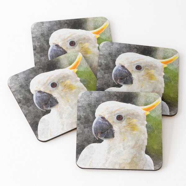 Item preview, White Cockatoo Parrot Bird designed and sold by tee4shirt.