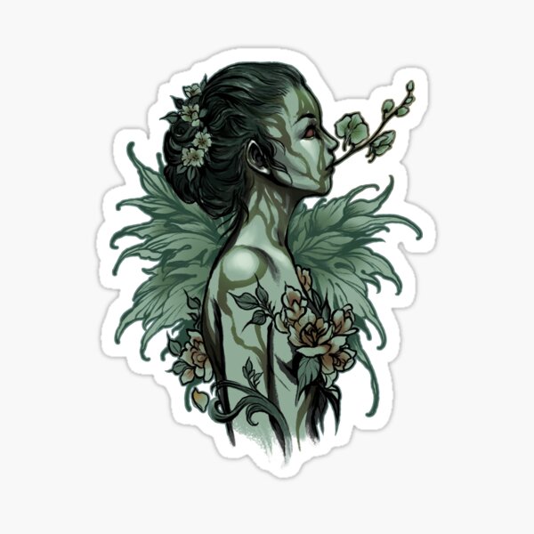 Orchid - undead version Sticker