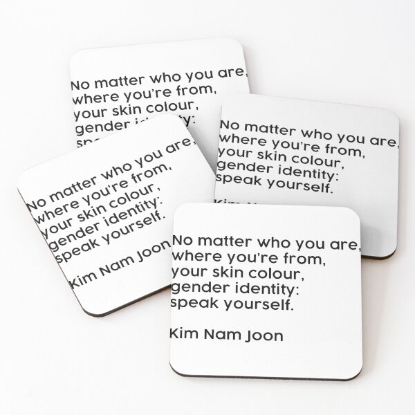 Item preview, Habla tu mismo | Declaración de discurso de Kim Namjoon BTS Bangtan Sonyeondan designed and sold by miebyjamie.