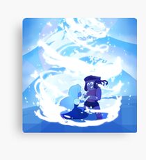 Here Comes a Thought - Steven Universe, Ruby & Sapphire Canvas Print