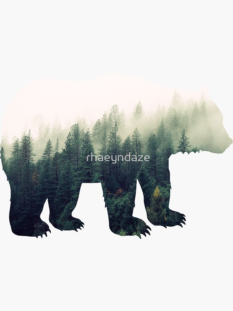 Bear in the Forest by rhaeyndaze