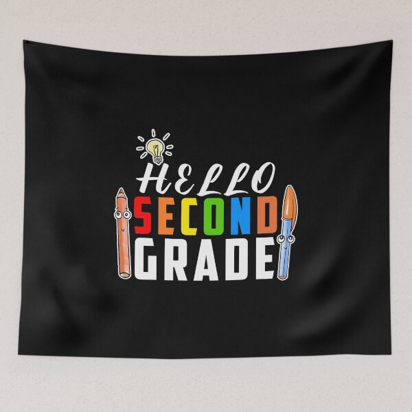 Item preview, Hello Second Grade, hello 2nd grade, Teacher Kids Gift designed and sold by oussimakh.