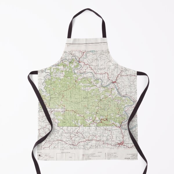 Item preview, Ozark National Forest Map (1972) Arkansas Woodland Reserve Atlas designed and sold by BravuraMedia.