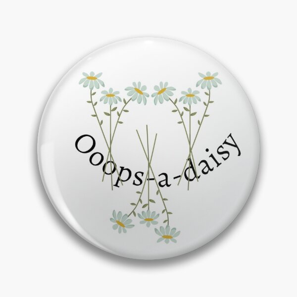 Item preview, Ooops-a-daisy, Daisy, wild flower, print designed and sold by JANDR-Designs.