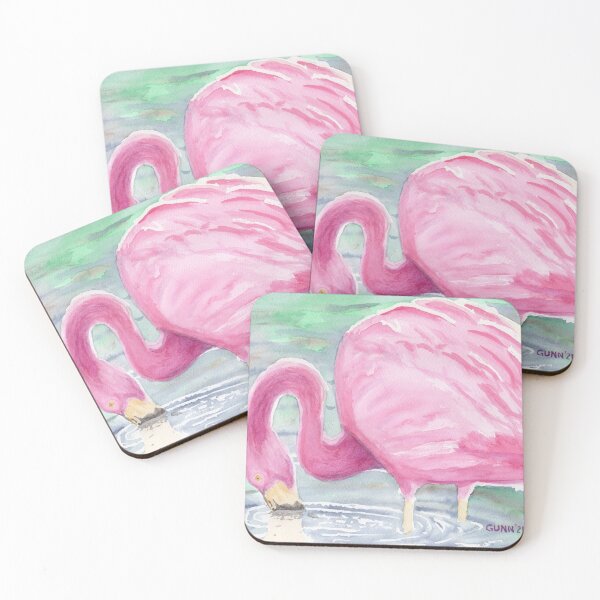 Item preview, Flamingo in Rippled Water designed and sold by KMGunn.