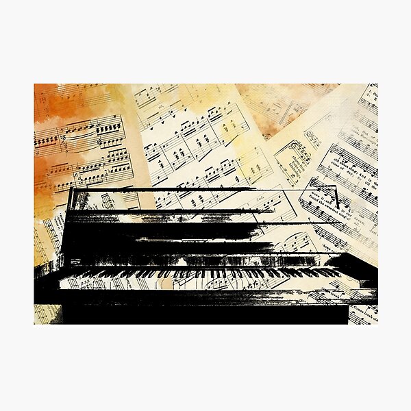The Piano Photographic Print