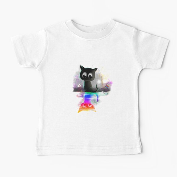 BlackKitten - Echte Farben Baby T-Shirt