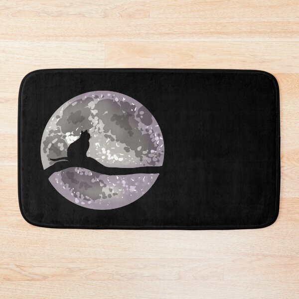 Item preview, Cat Watching The Moon From A Tree designed and sold by PinkKittenArts.