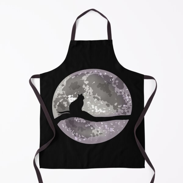 Item preview, Cat Watching The Moon From A Tree designed and sold by PinkKittenArts.