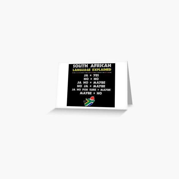 Item preview, South African Language Explained Funny Guide designed and sold by d247.
