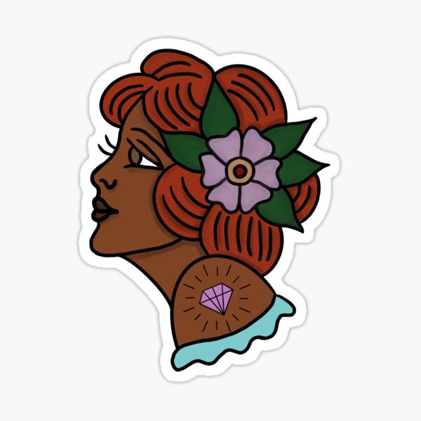 Sticker Gypsy Tattoo Redbubble