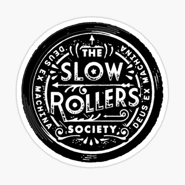La société des rouleaux lents Sticker