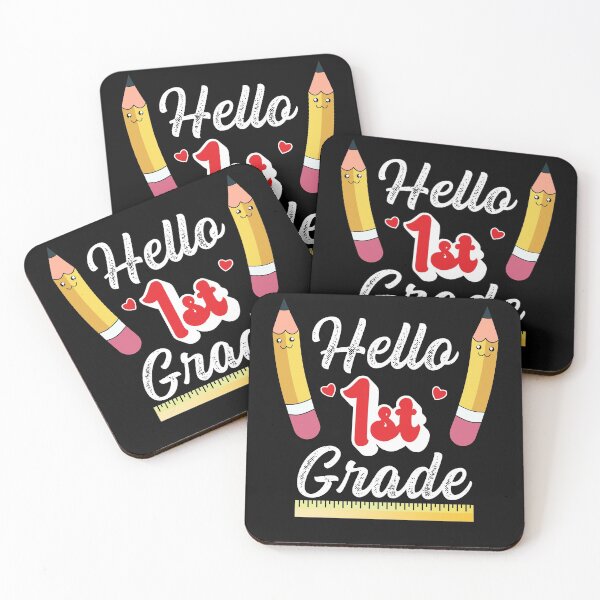 Item preview, Hello 1st Grade Back to School Design for Teacher or Kids designed and sold by ZzCorezZ.