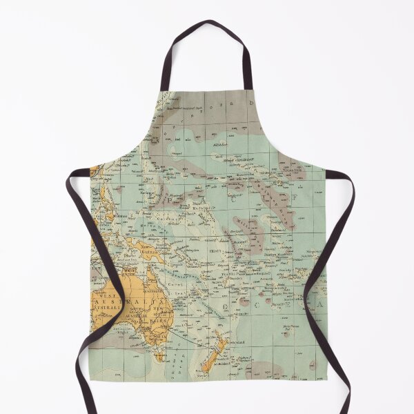 Item preview, Old Pacific Ocean & Island Chains Map (1895) Vintage Nautical and Maritime Chart designed and sold by BravuraMedia.