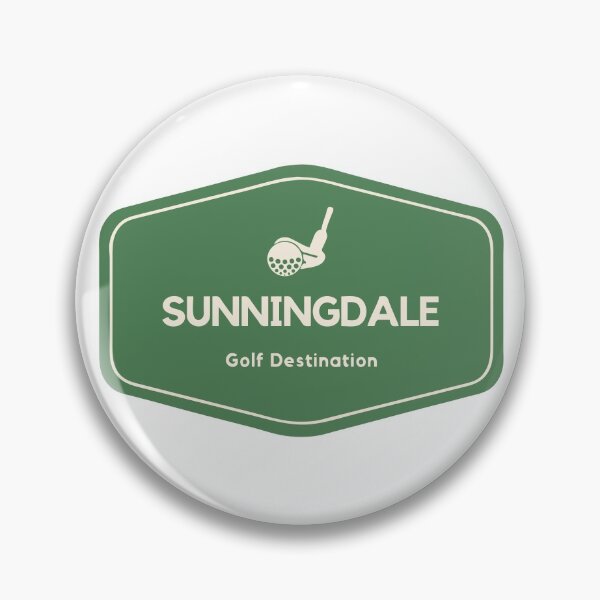 Item preview, Sunningdale in England, United Kingdom, Europe - Golf Old Course Travel Destination Logo designed and sold by Vintage-TM.