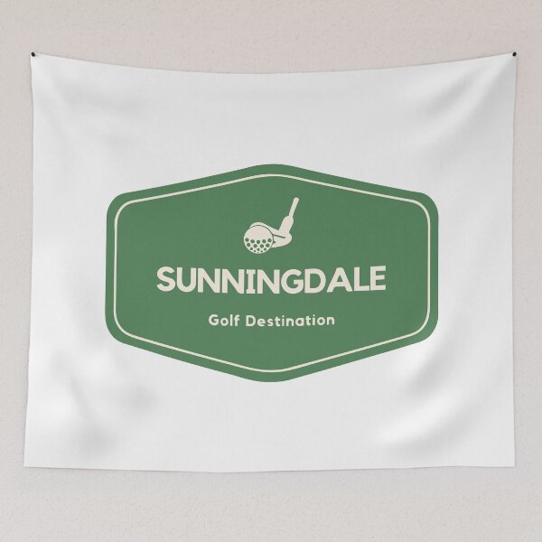 Item preview, Sunningdale in England, United Kingdom, Europe - Golf Old Course Travel Destination Logo designed and sold by Vintage-TM.