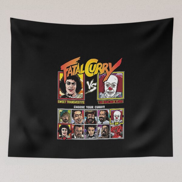 Item preview, Fatal Curry - Rocky Horror vs It The Clown designed and sold by funhuzi116.
