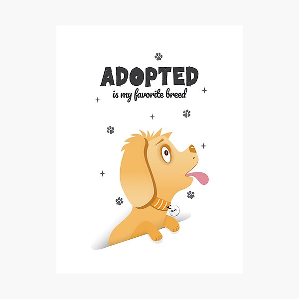 Item preview, Adopted is my favorite breed designed and sold by sam0471.