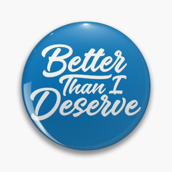 Item preview, Better Than I Deserve - White - Dave Ramsey Quote designed and sold by sticker-stacker.