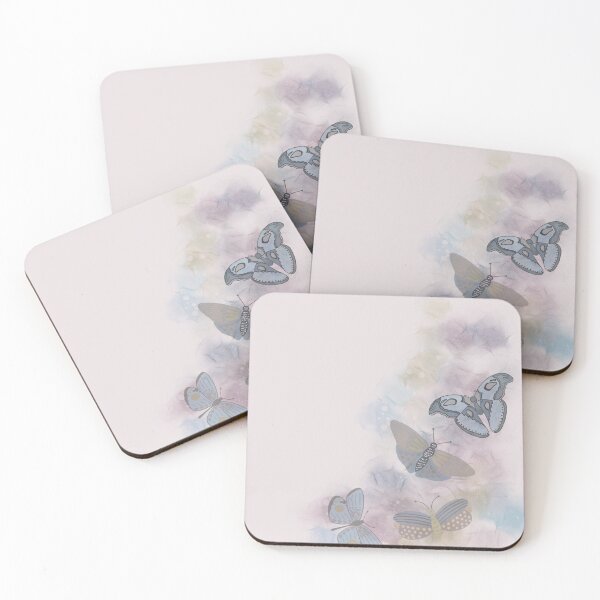 Item preview, Pastel Butterflies  designed and sold by Moon Fern Vintage.